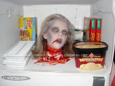 head in freezer