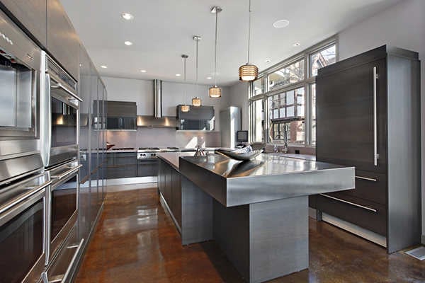 Stainless steel kitchen