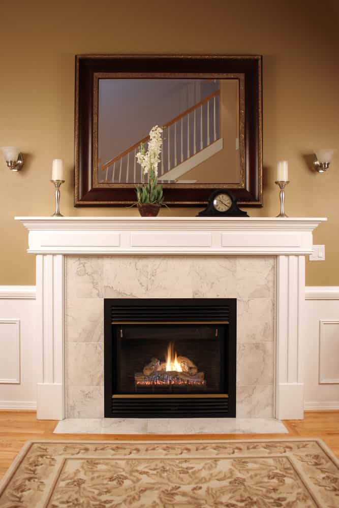 Fireplace updates on budget