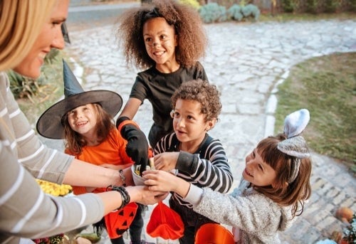 kids trick or treating